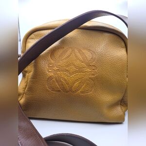 LOEWE Crossbody Anagram Logo Leather Shoulder Bag